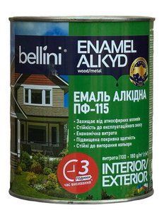 Эмаль алкидная ПФ-115, коричневая, 2,8 kg, 'BELLINI', 24 BR-0726-NN-7469 фото