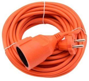 Удлинитель 1 розетка, с заземлением, 25m, 3X1.0mm2, 16A, оранжевый, Neomax BR-0726-NN-16306 фото