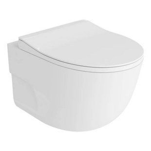 Унитаз подвесной Roto, белый, сиденье дюропласт, LaVita BR-0726-NN-11748 фото