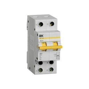 Выключатель-разъединитель 2P, 50A, BPT-63, IEK BR-0726-NN-16932 фото