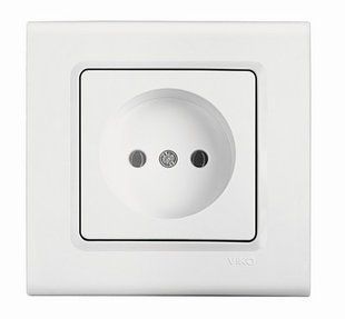 Розетка без заземления Linnera Viko by Panasonic. Белый BR-0726-NN-14359 фото