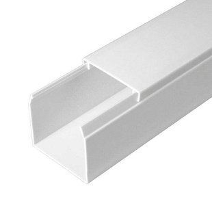 Кабель-канал PVC 40x40, с двойным замком, белый, Neomax BR-0726-NN-14737 фото