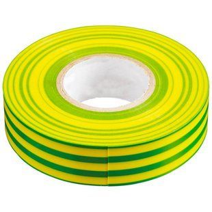 Изолента, желто-зеленая, 19 mm х 20 m, Scley BR-0726-NN-14685 фото