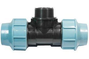 Тройник ПНД переходной d50х1 1/2'Нх50. MPN BR-0726-NN-11357 фото