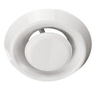 Анемостат с фланцем VD150 Europlast. 150 мм. ПВХ. Белый BR-0726-NN-8864 фото
