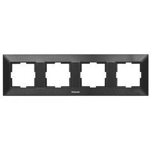 Четверная рамка, черный, Arkedia Slim Panasonic BR-0726-NN-14381 фото