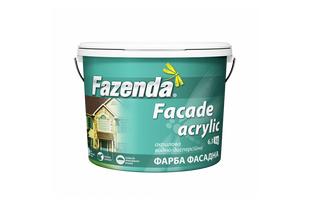 Краска ВД фасадная 'Fasade Acrylic ', Fazenda 5 л/6,3 кг BR-02142 фото