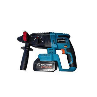 Перфоратор аккумуляторный Li-Ion, 21V, 4500 уд/мин, 1x4 Ah, 1050 об/мин, Hammer BR-0726-NN-5923 фото