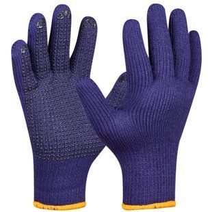 Перчатки защитные из полиамида и хлопка, размер 10, Handglove Blue Grip BR-0726-NN-12078 фото