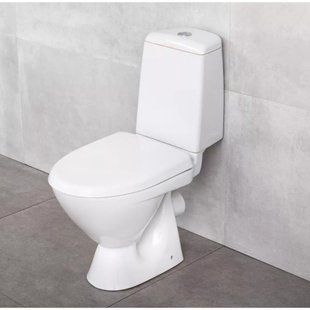 Унитаз-компакт Mito Arctic NEW, горизонтальный выпуск, нижний подвод воды, сиденье PP Cersanit BR-0726-NN-11760 фото