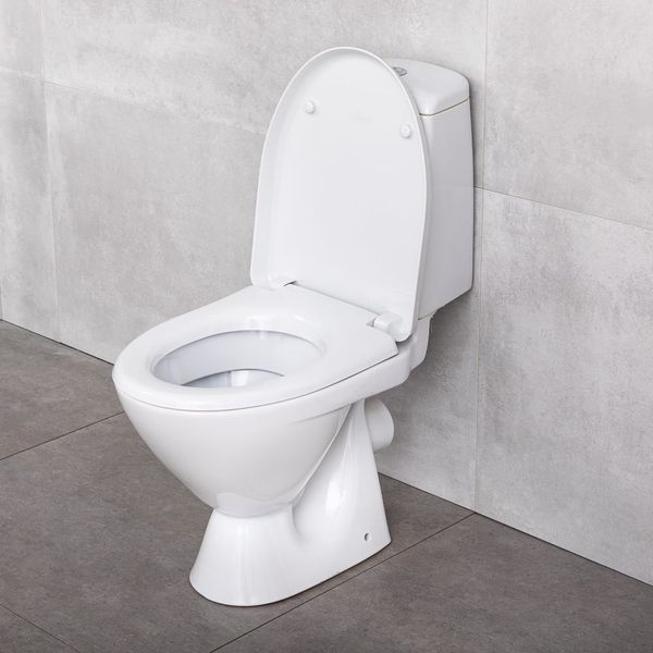 Унитаз-компакт Mito Arctic NEW, горизонтальный выпуск, нижний подвод воды, сиденье PP Cersanit BR-0726-NN-11760 фото