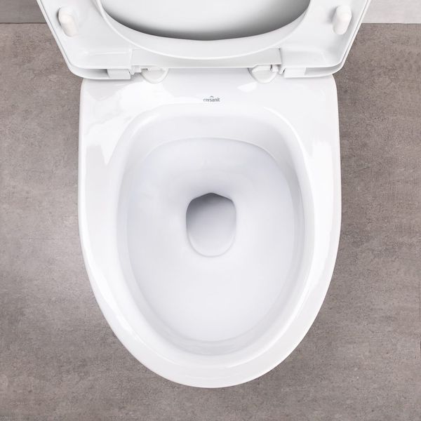 Унитаз-компакт Mito Arctic NEW, горизонтальный выпуск, нижний подвод воды, сиденье PP Cersanit BR-0726-NN-11760 фото