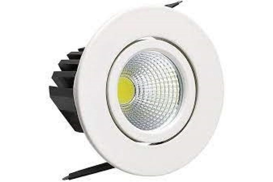 Светильник потолочный точечный круг COB LED 3W 6500K (белый) 220-240V IP20 - HL6731L 016-005-0003 Sara BR-04502 фото