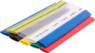 Набор трубок термоусадочных e.termo.stand.set.12.6, 8 цветов, 100 mm, 24 шт BR-0726-NN-14861 фото