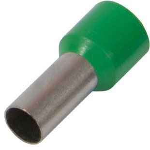 Изолированный наконечник втулочный e.terminal.stand.e10-12.green, 10 mm2, зеленый BR-0726-NN-17228 фото