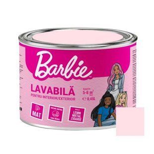 Краска моющаяся, матовая, персиковая, 0.45L, Barbie, Coral BR-0726-NN-7105 фото