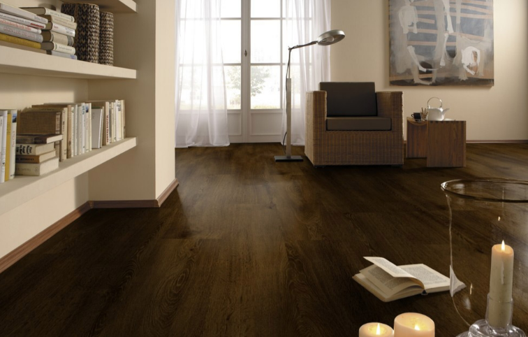 Ламинат ECO-TEC Дуб Кофейный D2081 (1380х193х7мм) 32/ уп.2,397 м2 BR-07678 фото