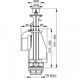 Сливной механизм A08 3/6Л Alcaplast BR-0726-NN-10625 фото 1