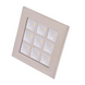 Светильник потолочный точечный квадрат LED 6W 6400K 635Lm (мат. хром) / 220-240V / IP20 HL681L mat/chrom BR-09323 фото 1
