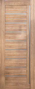 Дверное полотно межкомнатная СМАРТ С067 G Doors. Дуб Ориндж. Со стеклом. 80 х 200 см. 4 см. BR-0726-NN-6199 фото