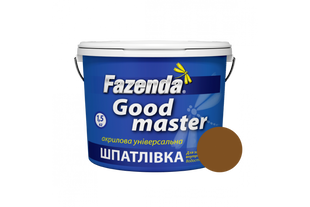 Шпатлевка акриловая цветная орех «Good master» Fazenda, 0,25кг BR-02038 фото