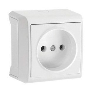 Розетка без заземления Vera Viko by Panasonic. Белый BR-0726-NN-14051 фото