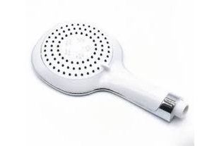 Лейка для душа 2 режима БЕЛАЯ SH-33 ТМ ZERIX BR-0726-LR-1794 фото