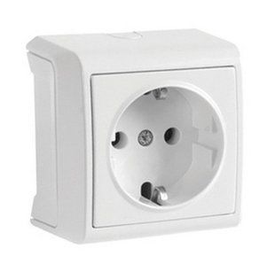Розетка с заземлением Vera Viko by Panasonic. Белый BR-0726-NN-14052 фото