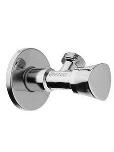 Кран угловой никелированный VITAQ ARCO. д 1/2'Н x 3/4' Н. PN16. L-85. BR-0726-NN-10333 фото