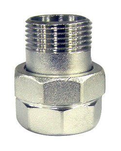 Прямое разъемное соединение для радиатора 1/2'Вх1/2'Н EMIRPLAST BR-0726-NN-9139 фото