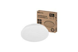 Светильник LED потолочный ДПБ 02, 12Вт, 6000К, Звездное небо - TM TDM BR-0726-LR-0960 фото