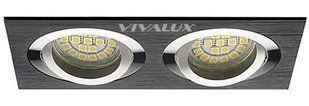 Встр. свет. STYLE. MR16. 2хGU5.3. черный. Vivalux BR-0726-NN-15360 фото