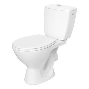 Компакт-унитаз, 355x770 mm, горизонтальный слив, нижняя подача, крышка из дюропласта, Cersanit BR-0726-NN-11765 фото