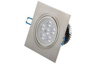 Светильник потолочный точечный круг LED 6W (6*1W) 2700K (chrom + mat/chrom) /220-240V IP20 - HL674L 016-010-0006 Elena-6 BR-04498 фото