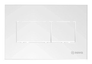 Кнопка смыва 7530 пластик белая квадратная BR-0726-NN-10630 фото