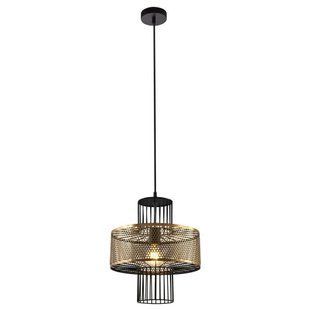 Подвесной светильник CASTELLO, макс. 1x14W, E27, 230V, IP20, чёрный/золотой, VIVALUX BR-0726-NN-15680 фото