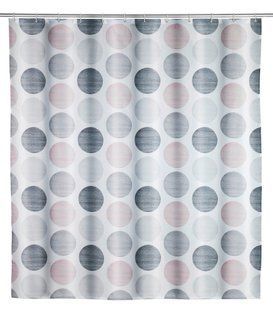 Шторы для душа, Polyester GRS, 180x200 cm, Pastell Dots, WENKO BR-0726-NN-10126 фото