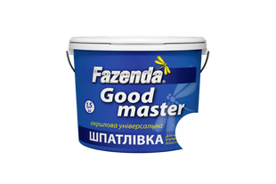 Шпатлевка акриловая цветная белый «Good master» Fazenda, 0,25кг BR-02042 фото