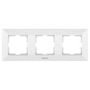 Рама тройная Arkedia Slim Panasonic. Белый BR-0726-NN-14522 фото