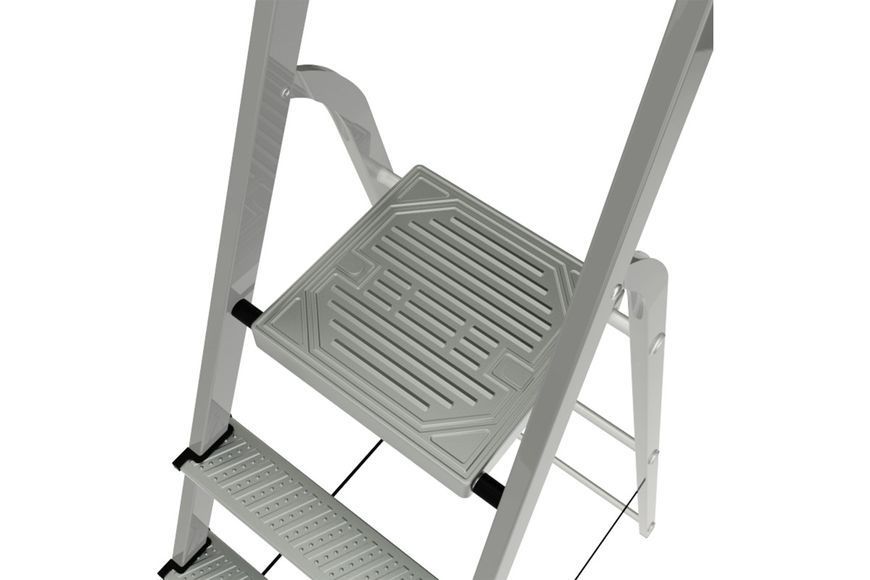 Стремянка стальная NV1150 6 ступени (нагр.150кг; рабочая высота 3,26м) - ТМ НоваяВысота BR-0726-LR-1321 фото