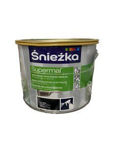 Эмаль Supermal Sniezka. Дерево/ Металл. Черный. Глянец. 2.5 л. BR-0726-NN-7401 фото