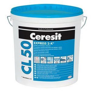 Гидроизоляция эластичная двухкомпонентная CL 50 Ceresit. 12.5 кг. BR-0726-NN-13838 фото