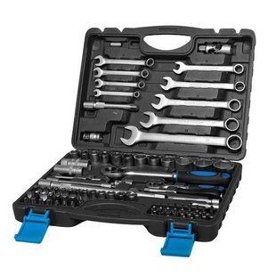 Набор ключей и насадок Proline. 1/2 ' - 1/4 '. 4 - 32 мм. 8 - 22 мм. 82 шт. BR-0726-NN-5058 фото