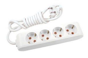 Удлинитель 4 розетки с заземлением Multi - Let Viko by Panasonic. 5 м. Белый BR-0726-NN-16276 фото