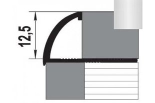 Угол наружный анодированный для плитки до 12мм без покрытия Р12ННГ - 2,7м GRACE BR-00278 фото