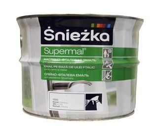 Эмаль Supermal Sniezka. Дерево/ Металл. Белый. Глянец. 5 л. BR-0726-NN-7495 фото