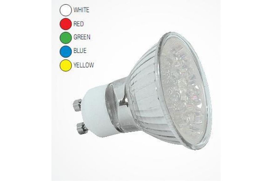 Лампа светодиодная LED (свет красный) (18х0,12W GU10) 220-240V HOROZ LED 18х0,12W GU10 red BR-05482 фото