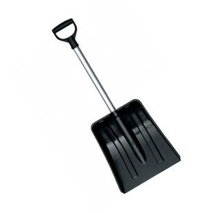 Лопата для снега 310x345mm, черная, Yeti Alu BR-0726-NN-9640 фото