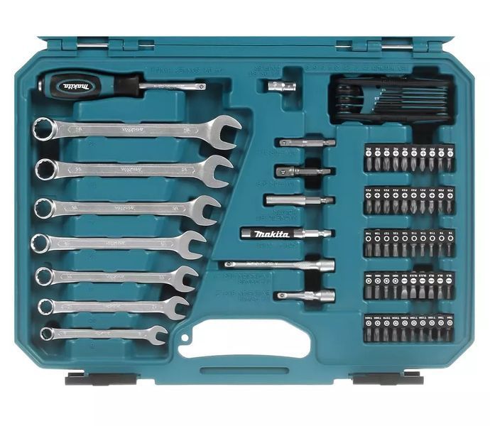 Набор инструмента 120 предметов, E-06616, Makita BR-0726-NN-5063 фото
