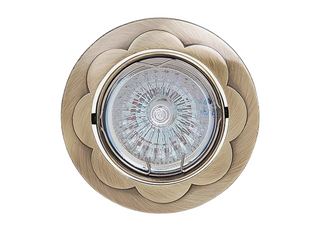 Светильник пот-ый точеч. (золото) (MR16 50W G5.3/G6.35) IP20 -HL799 015-015-0050 Yonca BR-04812 фото